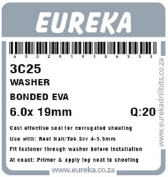 3C25 - Bonded Washer EVA -3C25_label_T